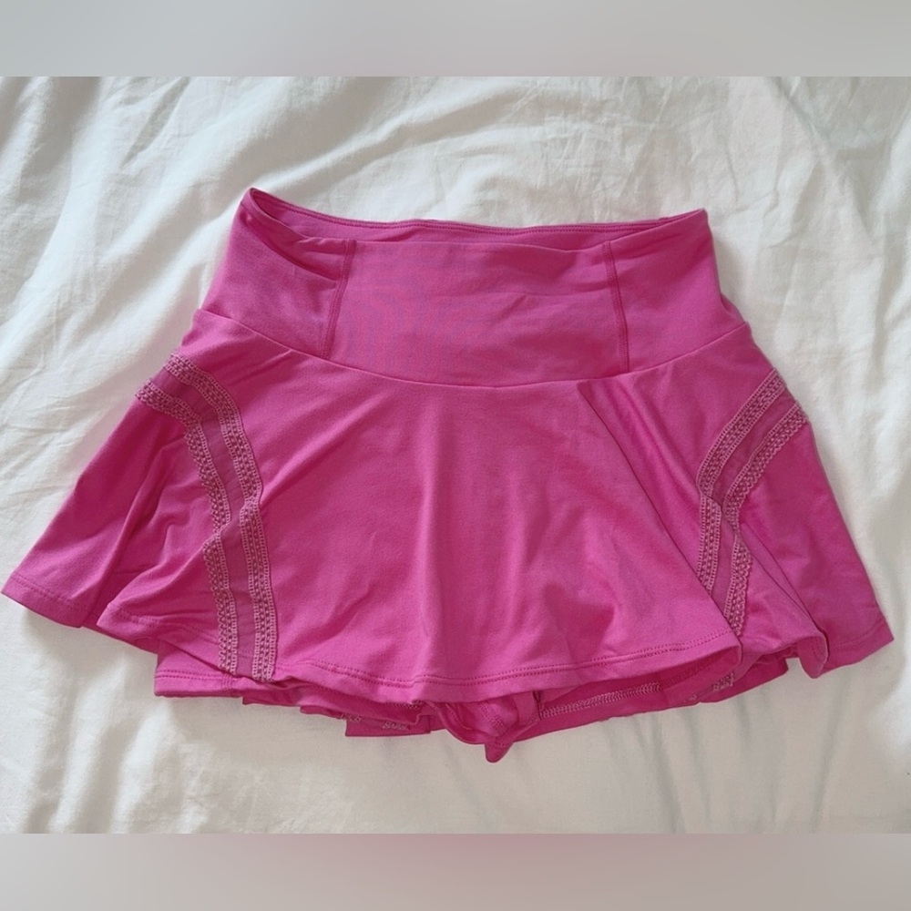 Free People Pleats and Thank You skirt- pink